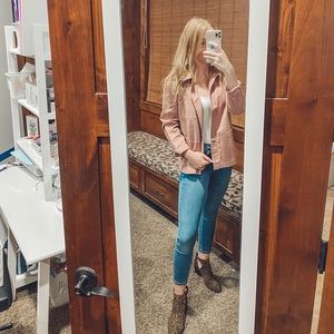 Dusty Pink Denim Jacket